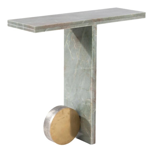Quartzite Sculptural O Console by Dam Atelier For Sale
