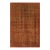 Vintage Retro No Pile Rust/Brown Wool Rug - 8'0'' X 11'2'' For Sale