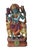 Contemporary Contemporary Indian Carved and Painted Wood Krishna Statue For Sale - Image 3 of 3