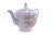 English Stafforshire Ironstone Brown Floral Teapot For Sale - Image 3 of 8