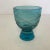 Turquoise Vintage Waterford Polish Crystal Evolution Turquoise & White Rose Vase. For Sale - Image 8 of 8