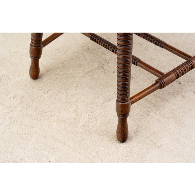 Office Chair in Leather & Oak by Adolf Loos for F. O. Schmidt, 1890s For Sale - Image 17 of 18