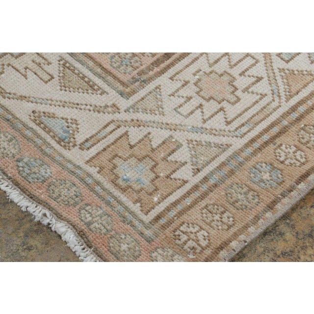 1950s Vintage Persian Malayer Extra-Long Runner With Geometric Medallions - Rug & Kilim For Sale - Image 5 of 6