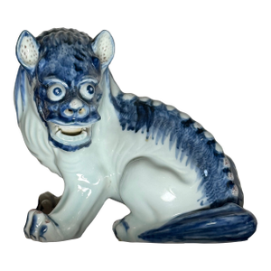 Japanese This Item Is an Antique Japanese Hirado Porcelain Karashishi (Guardian Lion-Dog