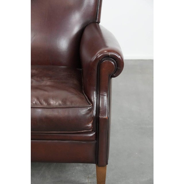 Club Chair in Sheepskin Leather For Sale - Image 10 of 16