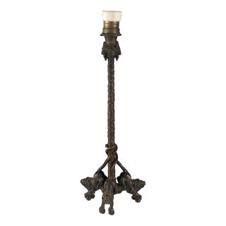 Bronze Lamp in the style of Christophe Fratin For Sale