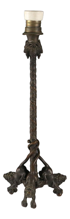 Bronze Lamp in the style of Christophe Fratin
