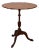 Baker Furniture Style Georgian Mahogany Tilt-Top Pedestal Tea Table or Occasional Side Table For Sale