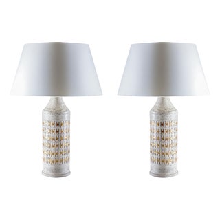 Table Lamps attributed to Bitossi for Bergboms, 1960s, Set of 2 For Sale