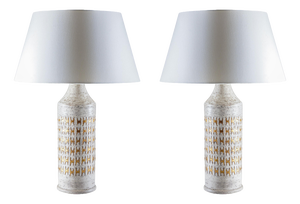Table Lamps attributed to Bitossi for Bergboms, 1960s, Set of 2
