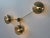 Not Yet Made - Made To Order Trio Polished Brass Smoky Glass Flush Mount by Fabio Ltd For Sale - Image 5 of 8