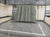 Handmade Woolen Flat Weave Rug, Olive Green and White Striped Wool Rug - 8'x10' For Sale - Image 6 of 13
