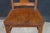 Antique Arts & Crafts Quartersawn Oak Saddle Seat Desk Side Chair Paw Foot For Sale - Image 6 of 12