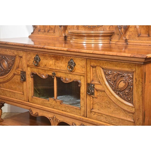 Carved Pollard Oak Sideboard For Sale - Image 15 of 18