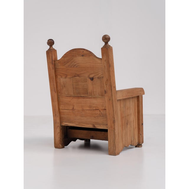 Spanish Pine Chalet Chairs, 1960s, Set of 2 For Sale - Image 11 of 12