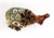 Vintage Folk Art Cement Snail Figurine With Seashell Floral Shell – Coastal Paperweight Decor For Sale - Image 10 of 11