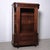 Wood Louis XVI Art Nouveau Semi-Circular Mahogany Display Cabinet, Italy, 1890s For Sale - Image 7 of 18