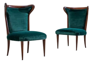 Pair of Lounge Chairs, Italy, 1950s