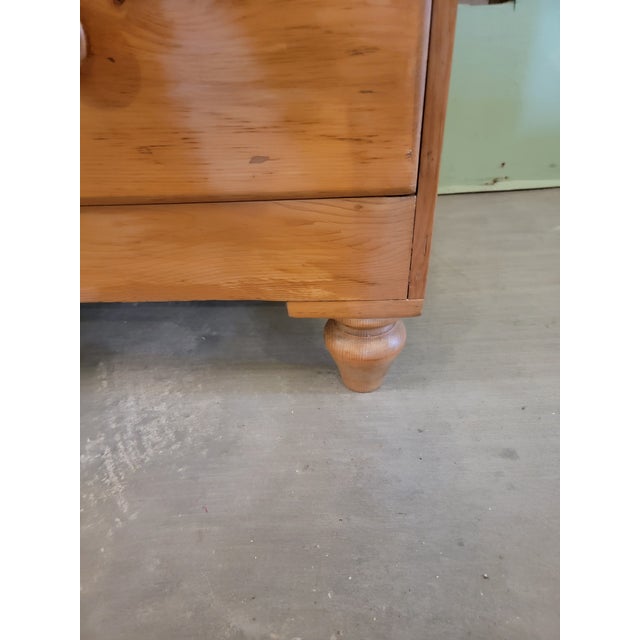 Antique Pine Two Drawers Over Three Drawers - Chest of Drawers - From Uk - Circa 1880 For Sale - Image 10 of 12