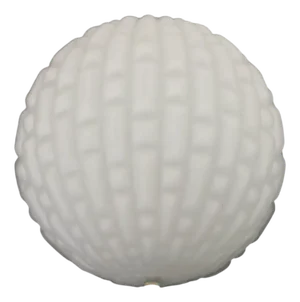 Half Sphere Wall Light in White Glass, 1970s