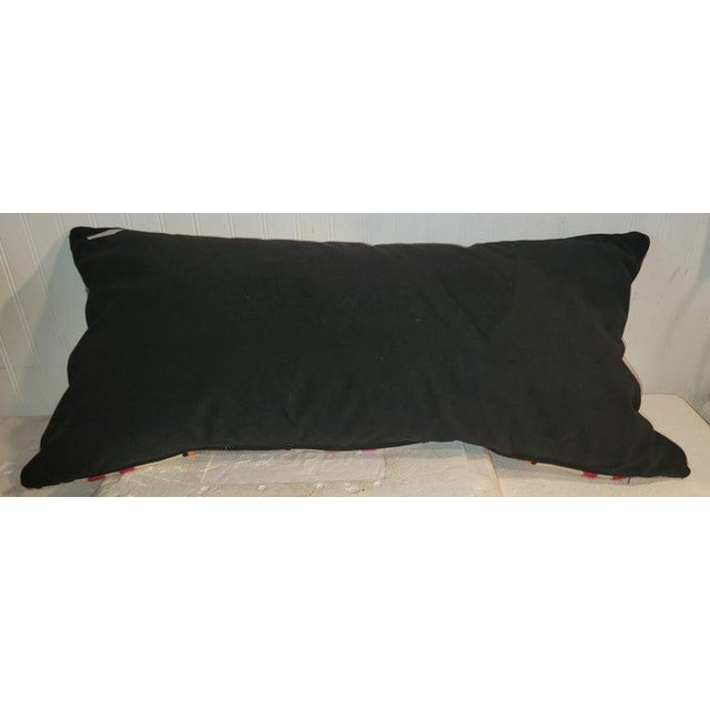 1940s Yei Dancers Weaving Bolster Pillow For Sale - Image 5 of 5