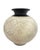 Vintage Studio Pottery Raku Vase Signed Crackle Glaze Black White 9” For Sale - Image 4 of 7