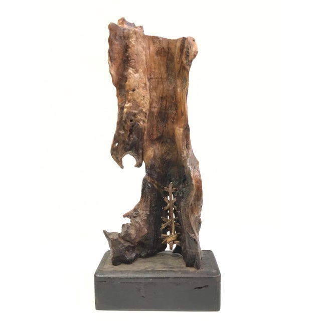 2000 - 2009 Primitive Carved Wood Horse Sculpture For Sale - Image 5 of 6