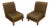 Pair of Mid-Century "Elmyre" Chairs Attributed to Guillerme & Chambron for Votre Maison For Sale