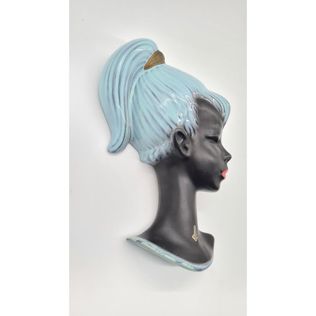 Model 3440 Wall Mask by Albert Strunz for Cortendorf, Mid-1950s For Sale - Image 4 of 9