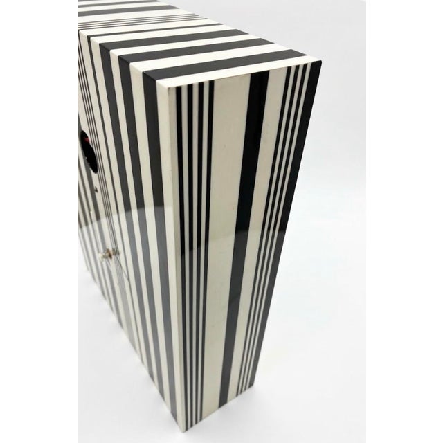 Black Modern Diamantini & Domeniconi Arcoiris Cuckoo Clock Made in Italy For Sale - Image 8 of 10