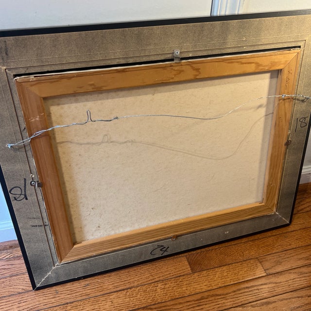 20th Century European School Still Life Tulips Framed Signed For Sale - Image 11 of 11