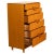 Mid Century Modern Danish Tall Boy Teak Chest of Drawers Six Drawer Dresser 1960 For Sale In Portland, OR - Image 6 of 13