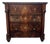 French 19th Century Empire Burl Walnut Marble Top Chest of Drawers For Sale