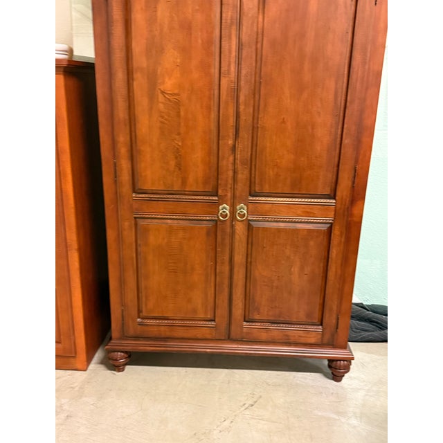 Ethan Allen British Classics Wardrobe Armoire For Sale - Image 9 of 12