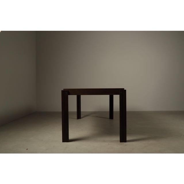 Brown Extendable Oak Dining Table by Azs Meubelen, Netherlands, 1970s For Sale - Image 8 of 16