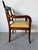 Vintage Hollywood Regency Neoclassical Style Mahogany Armchair For Sale - Image 4 of 12
