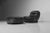 Black Set of Tumble Chair and Ottoman by Adriano Piazzesi for Tre D, Italy, 1973 For Sale - Image 8 of 17