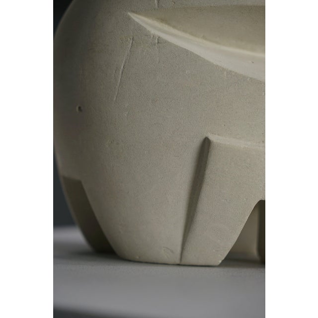 Belgian Artist, Abstract Sculpture, 1970s, Plaster For Sale - Image 11 of 13