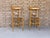 Pair of Italian C. 1950s-60s Mid Century Botti & Gandolfo Chiavari Chairs. Dimensions Height: 34 in Width: 17 in Depth: 15...