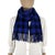 Polo Ralph Lauren Navy Blue Plaid 100% Wool Scarf