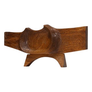 Yasuo Fuke, Abstract Sculpture, 1960, Mahogany For Sale