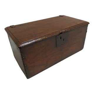Antique Oak Chest, 1700s For Sale