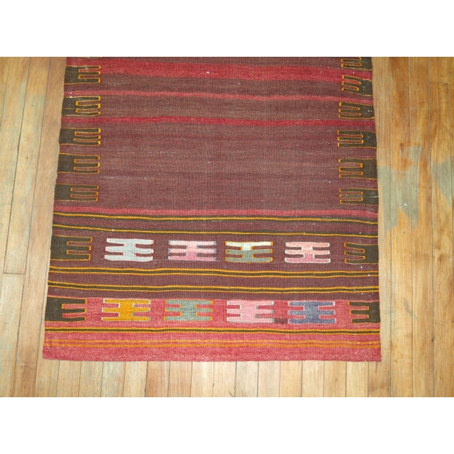 Vintage Persian Sofreh Kilim For Sale - Image 17 of 18