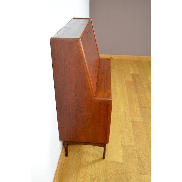 Vintage Danish Secretary in Teak by Arne Hovmand Olsen for Mogens Kold, 1960 For Sale - Image 16 of 18