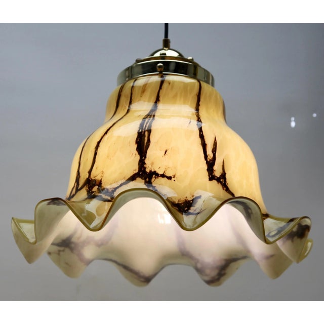 Glass Pendant Lamp from Peill & Putzler, Germany, 1960s For Sale - Image 7 of 12