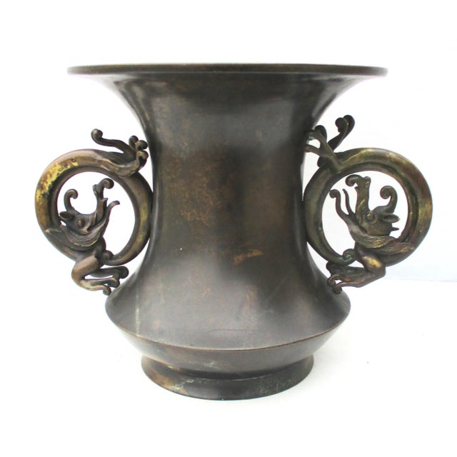Japanese Archic Dragon Vase Edo Period For Sale - Image 9 of 9