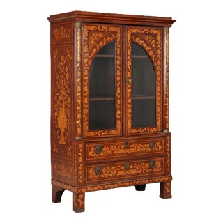 Dutch Bookcase in Mahogany For Sale