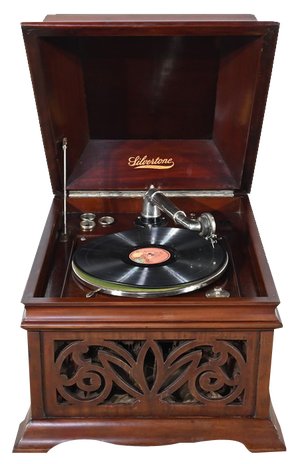 Model VII Phonograph in Mahogany from Silvertone, 1920s