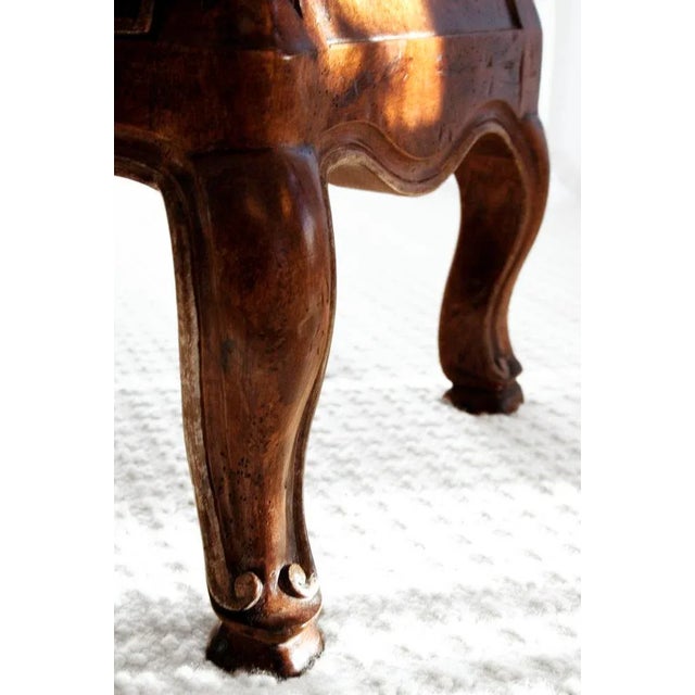 Wood Italian Rococo Style Commode For Sale - Image 7 of 10