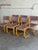 Wood Mid 20th Century Set of 6 Magnus Olesen Danish Bentwood Dining Chairs Mid Century Modern For Sale - Image 7 of 8